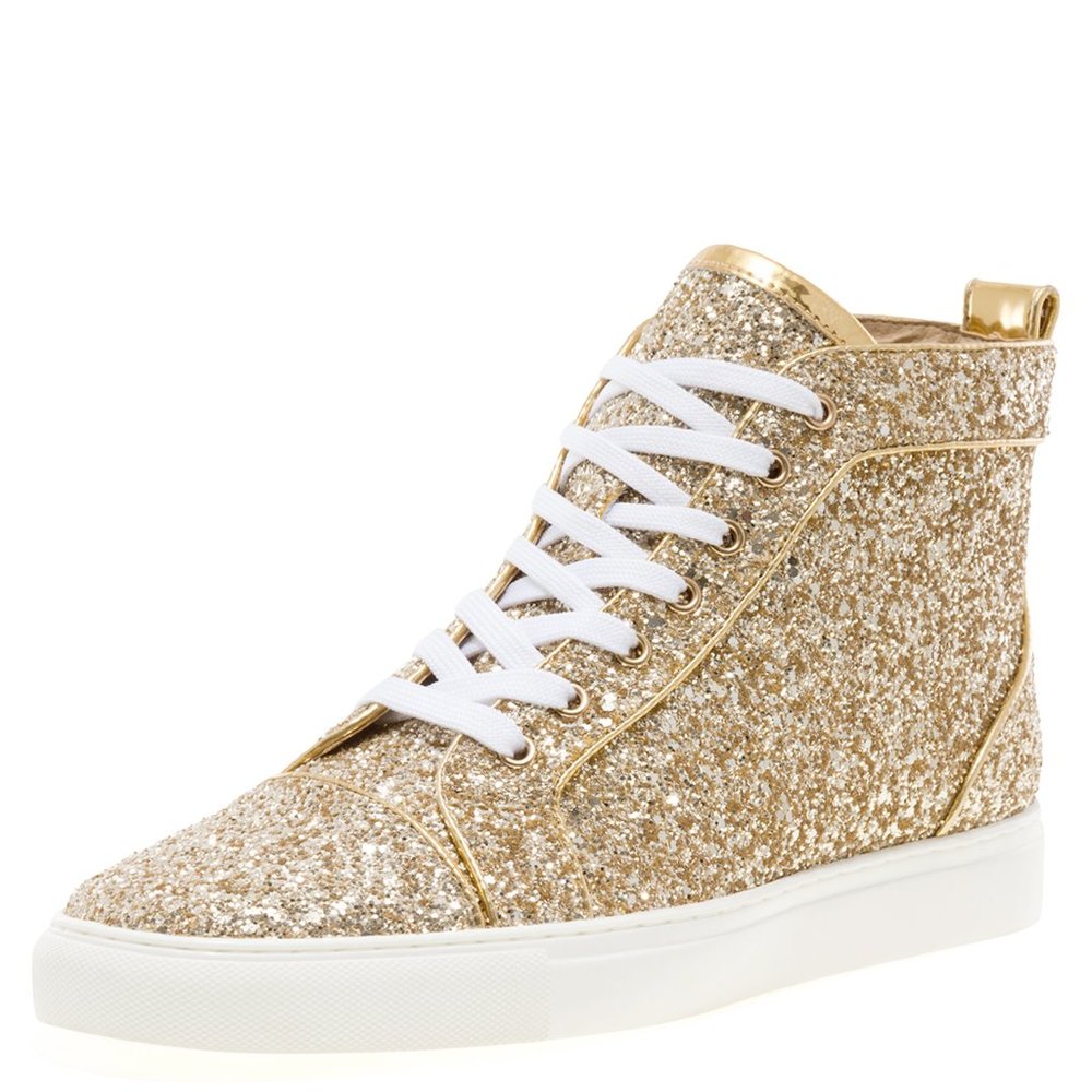 J75 by JUMP Men's Reuben Gold High-Top Sneakers